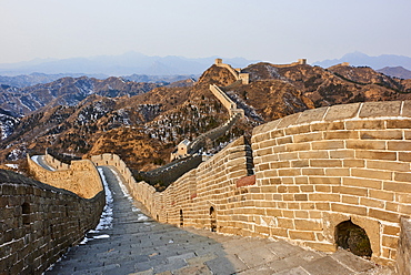 Steps and path on the Jinshanling and Simatai sections of the Great Wall of China, Unesco World Heritage Site, China, East Asia