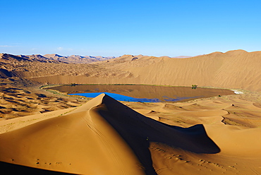 Badain Jaran Desert, Gobi Desert, Inner Mongolia, China, Asia