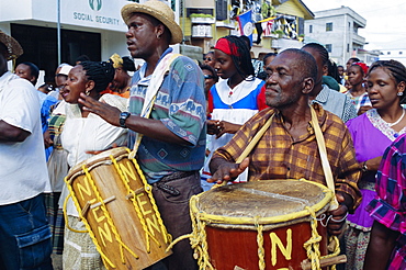 Garifuna Settlement Day, Garifuna festival, Dangriga, Belize, Central America