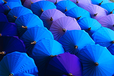 Umbrellas, Bo Sang, Thailand, Asia