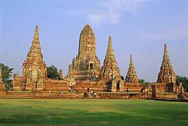 Wat Chai Wattanaram, Ayuthaya, Thailand, Asia