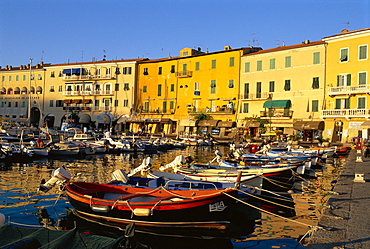 Portoferraio harbour, Livorno province, Elba, Tuscany, Italy 