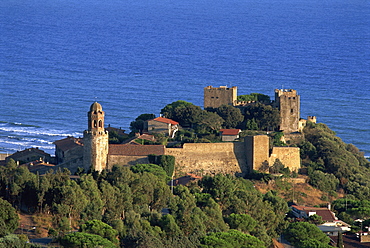 Village of Castigione della Pescaia, Grossetto Province, Tuscany, Italy, Europe