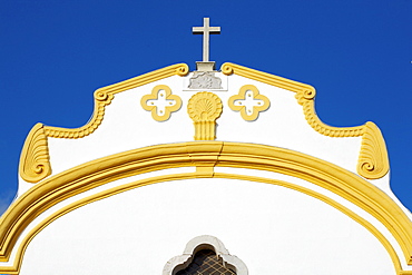 Detail of a Catholic chuch, Vila do Bispo, Western Algarve, Algarve, Portugal, Europe