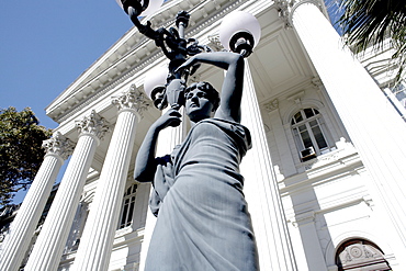 The former National Congress building (Congreso Nacional), Santiago de Chile, Chile, South America