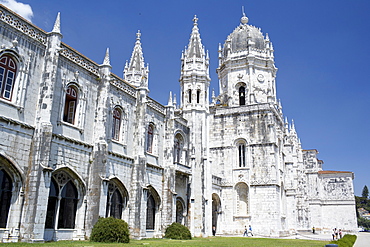 Mosteiro dos Jeronimos (Monastery of the Hieronymites), dating from the 16th century, UNESCO World Heritage Site, Belem, Lisbon, Portugal, Europe