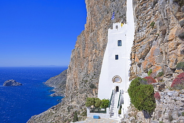 Chozoviotissa monastery, Amorgos, Cyclades Islands, Greek Islands, Greece, Europe
