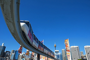 Monorail, Darling Harbour, Sydney, New South Wales, Australia, Pacific