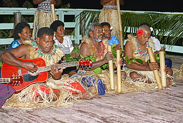 Kava ceremony, Wayaseva island, Yasawa Island group, Fiji, South Pacific islands, Pacific