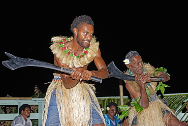 Kava ceremony, Wayaseva island, Yasawa Island group, Fiji, South Pacific islands, Pacific