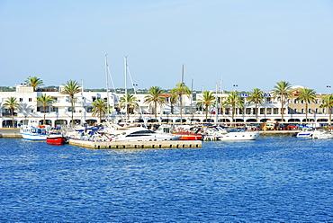 Formentera Harbor, Formentera, Balearic Islands, Spain, Mediterranean, Europe