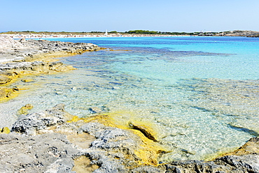 Ses Illetes beach, Formentera, Balearic Islands, Spain, Mediterranean, Europe 