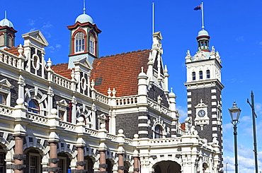 Dunedin Railway Station, Dunedin, Otago, South Island, New Zealand, Pacific