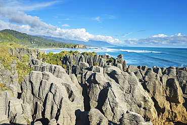 Pancake Rocks, Punakaiki, Paparoa National Park, West Coast, South Island, New Zealand, Pacific