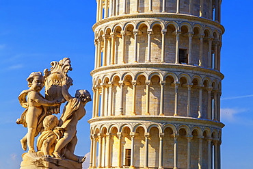 Leaning Tower, Campo dei Miracoli, UNESCO World Heritage Site, Pisa, Tuscany, Italy, Europe