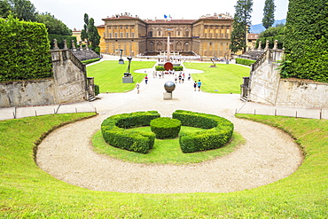 Pitti palace and garden, Florence, Tuscany, Italy, Europe