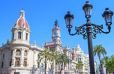 City Hall, Valencia, Comunidad Autonoma de Valencia, Spain, Europe