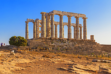 Temple of Poseidon, Cape Sounion, Attica, Greece, Europe