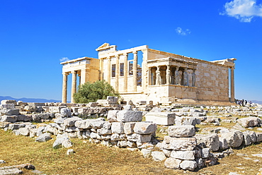 Porch of Caryatids, Erechtheion Temple, Acropolis, UNESCO World Heritage Site, Athens, Greece, Europe