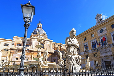 Piazza Pretoria, Palermo, Sicily, Italy, Europe