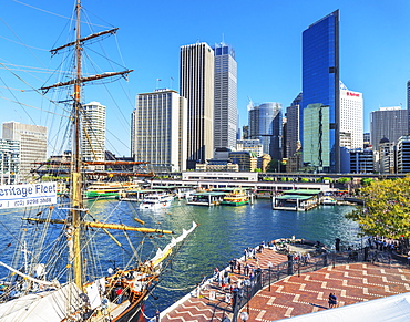 View of Circular Quay and Central Business District, Sydney, New South Wales, Australia, Pacific