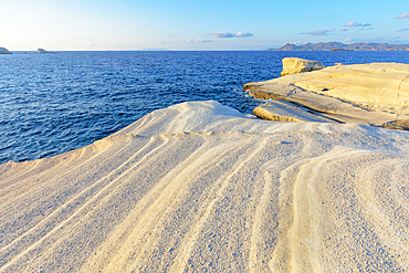 Rock formations, Sarakiniko, Milos Island, Greece