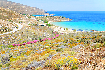 Psili Ammos beach, Serifos Island, Cyclades, Greek Islands, Greece, Europe