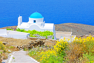 Panagia Skopiani church, Serifos Island, Cyclades, Greek Islands, Greece, Europe