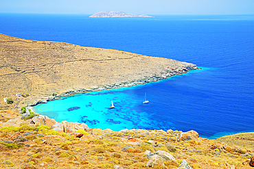 Kentarchos beach, Serifos Island, Cyclades, Greek Islands, Greece, Europe