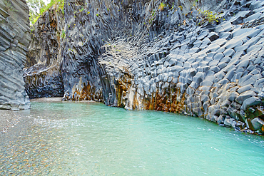 Alcantara gorge, Castiglione di Sicilia, Sicily, Italy, Mediterranean, Europe