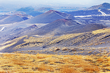 Crateri Silvestri view, Etna, Sicily, Italy