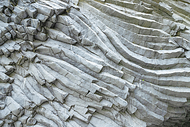 Rock formations, Alcantara gorge, Castiglione di Sicilia, Sicily, Italy, Mediterranean, Europe