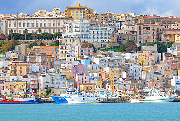 View of Sciacca port, Sciacca, Agrigento district, Sicily, Italy, Mediterranean, Europe