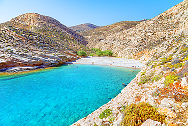 Livadaki beach, Folegandros Island, Cyclades Islands, Greece