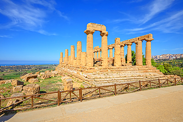 Temple of Juno, Valley of Temples, Agrigento, Sicily, Italy