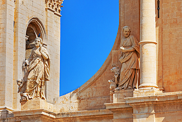 San Nicolò Cathedral facade, Noto, Noto Valley, Sicily, Italy