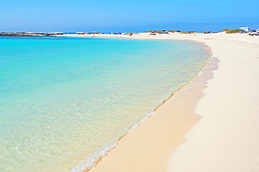 Sandy beach, El Cotillo, Fuerteventura, Canary Islands, Spain