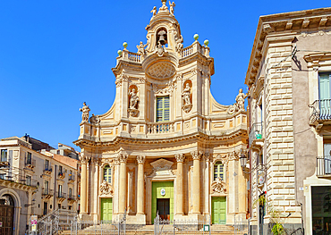 Basilica della Collegiata, Catania, Sicily, Italy