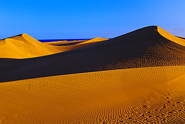Sandy dunes, Maspalomes, Gran Canaria, Canary Islands, Spain