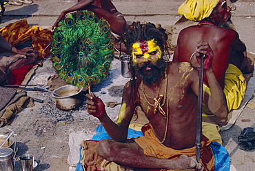 Portrait of an Indian Sadhu, Pashupatinath, Katmandu, Nepal