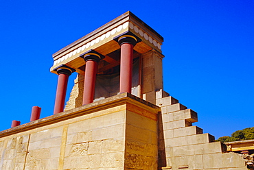 Palace ruins at Knossos, Crete, Greece