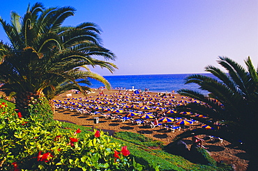Puerto del Carmen Beach, Lanzarote, Canary Islands, Spain