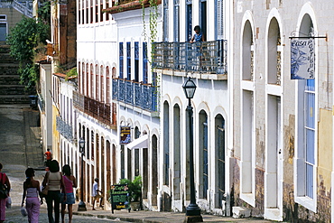 Old colonial houses, Sao Luis, UNESCO World Heritage Site, Maranhao, Brazil, South America