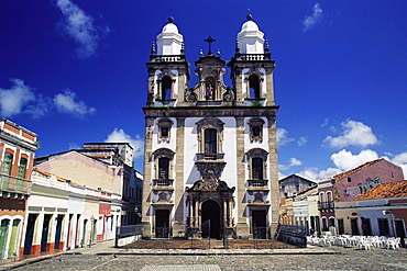 Catedral de Sao Pedro dos Clerigos, a Portuguese colonial baroque church, Recife, Per. Brazil, South America