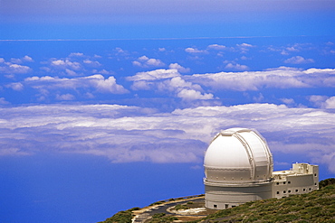 Astrophysic observatory situated near Roque de los Muchachos, La Palma, Canary Islands, Spain, Atlantic, Europe