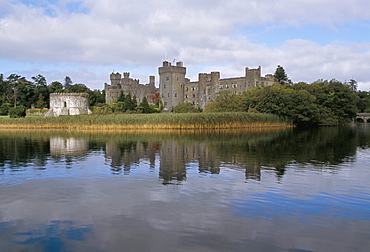 Ashford castle, Cong area, County Mayo, Connacht, Eire (Ireland), Europe