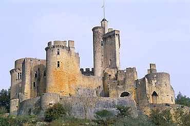 Ancient seat of the Seigneur (Lord) Beranger de Roquefeuil, 15th-16th century, Chateau de Bonaguil, Lot et Garonne, Aquitaine, France, Europe