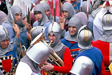 Middle Ages festival held on 7th August, Port de La Flotte, Ile de Re, Charente Maritime, France, Europe