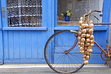 Johnnie's bike, Roscoff, North Finistere, Brittany, France, Europe