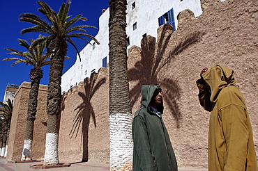 The ramparts in the heart of the medina, Essaouira, historic city of Mogador, Morocco, North Africa, Africa